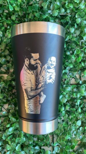 FOTOGRAVAÇÃO - COPO TÉRMICO PERSONALIZADO COM FOTO E/OU NOME - GRAVAÇÃO A LASER
